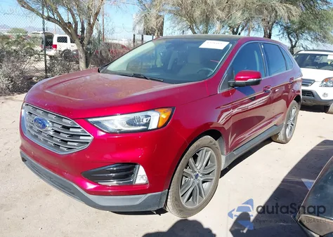 2019 Ford Edge Titanium z USA, uszkodzony, nr VIN 2FMPK3K91KBC74259